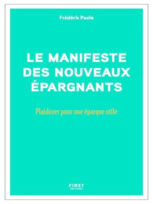 cover image of Manifeste des nouveaux épargnants